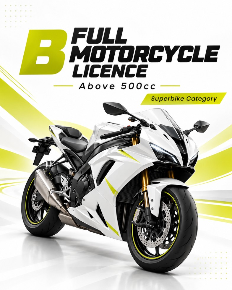 B Full Motorcycle Licence